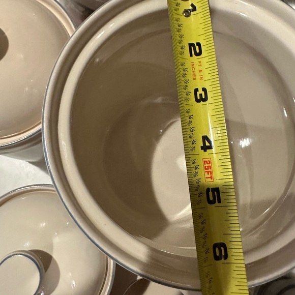 VTG SUSAN WINGET APPLE CANISTERS SET OF 4 FLOUR SUGAR COFFEE TEA KITCHEN DECOR - Picture 2 of 4